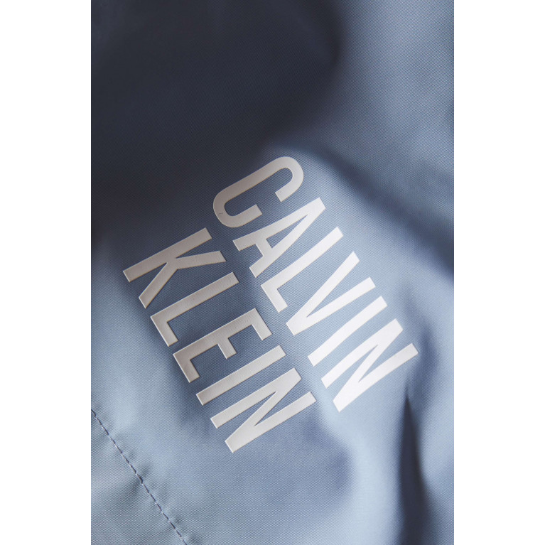 Calvin Klein - Double Waistband Swim Shorts Blue