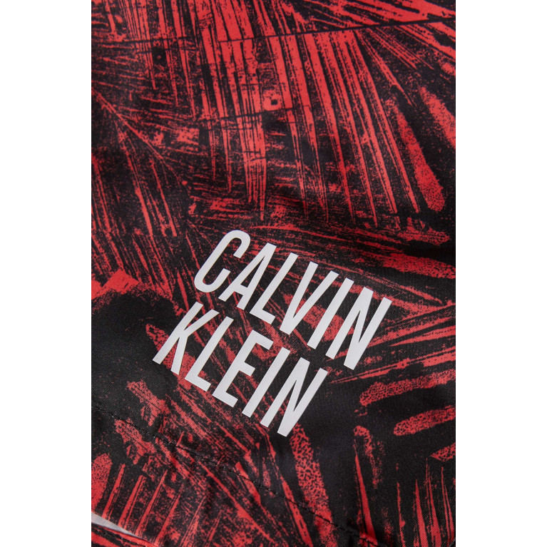 Calvin Klein - Double Waistband Drawstring Swim Shorts