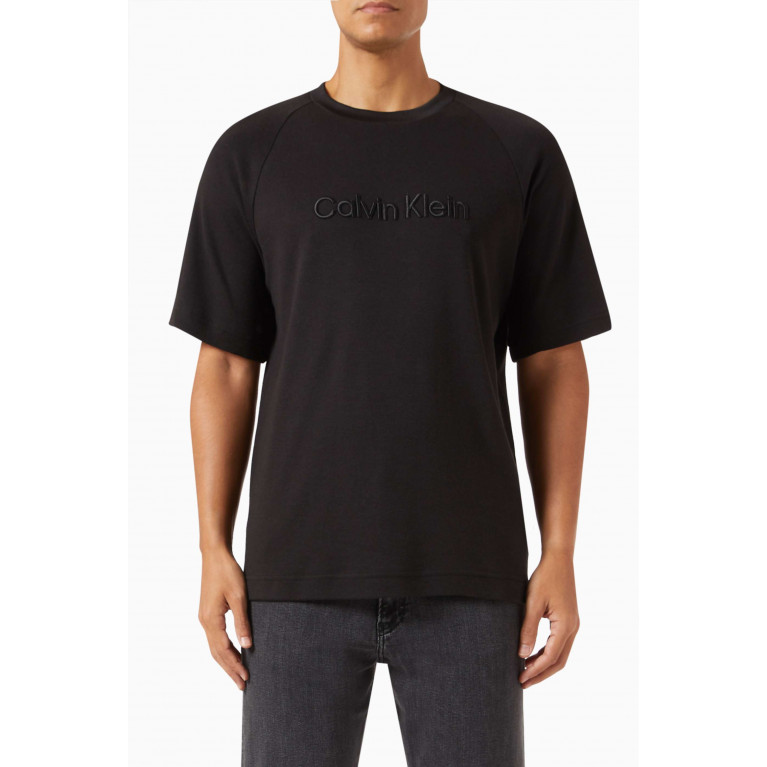 Calvin Klein - Logo T-shirt in Organic Cotton Black