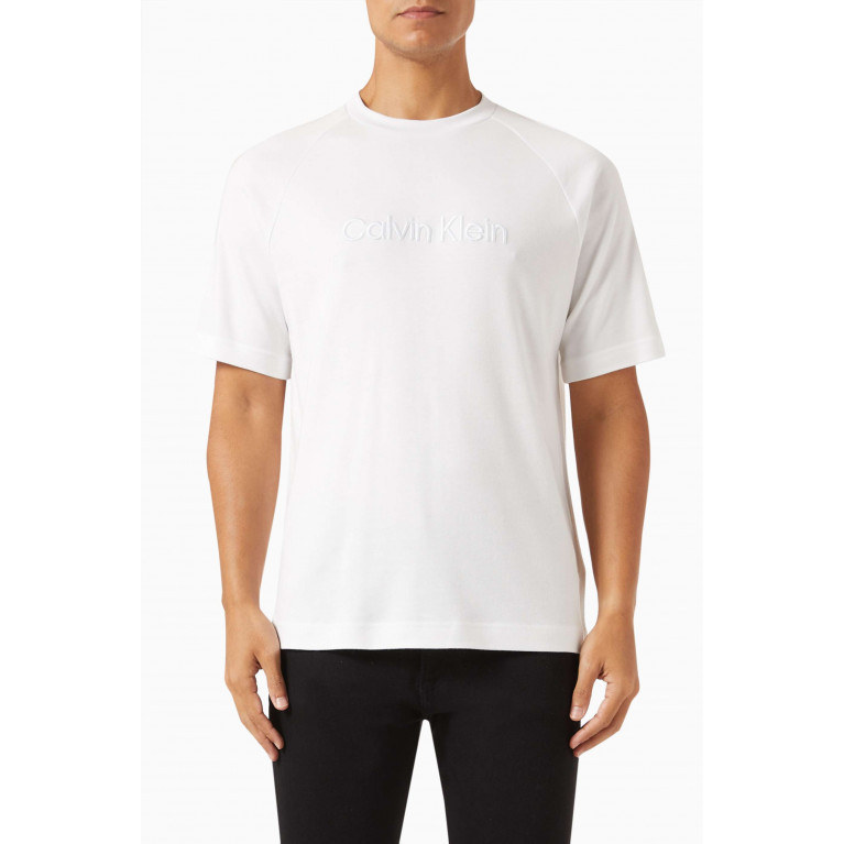 Calvin Klein - Logo T-shirt in Organic Cotton White