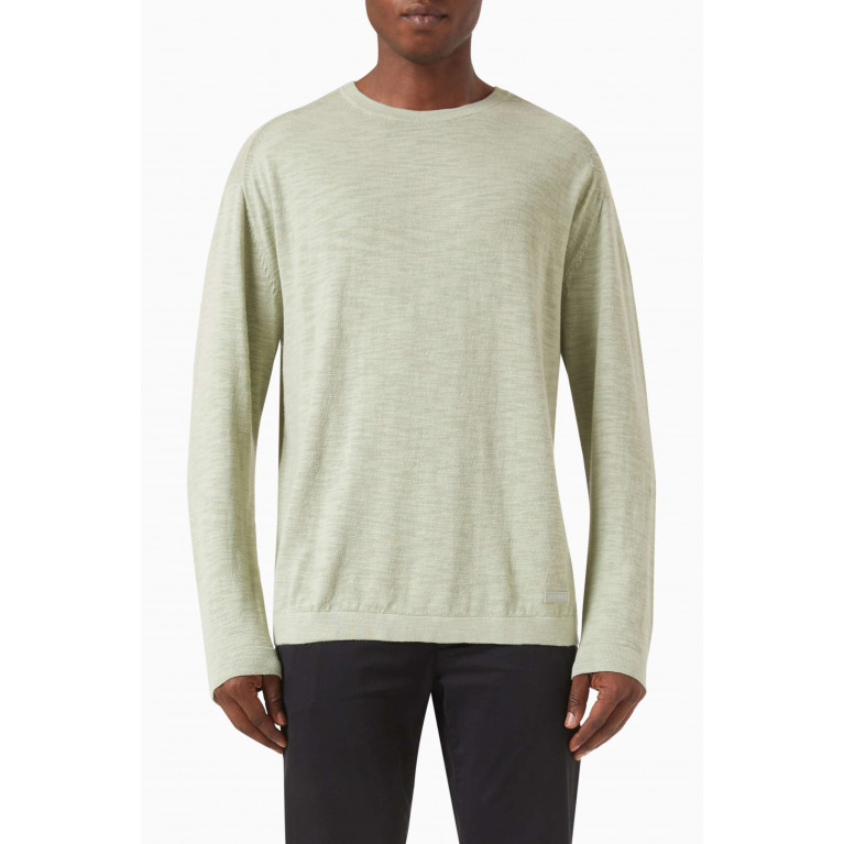 Calvin Klein - Comfort Sweater in Cotton-linen Blend