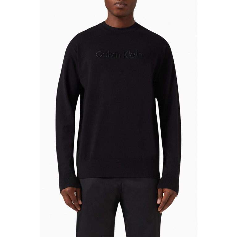 Calvin Klein - Logo Sweater in Tencel Blend