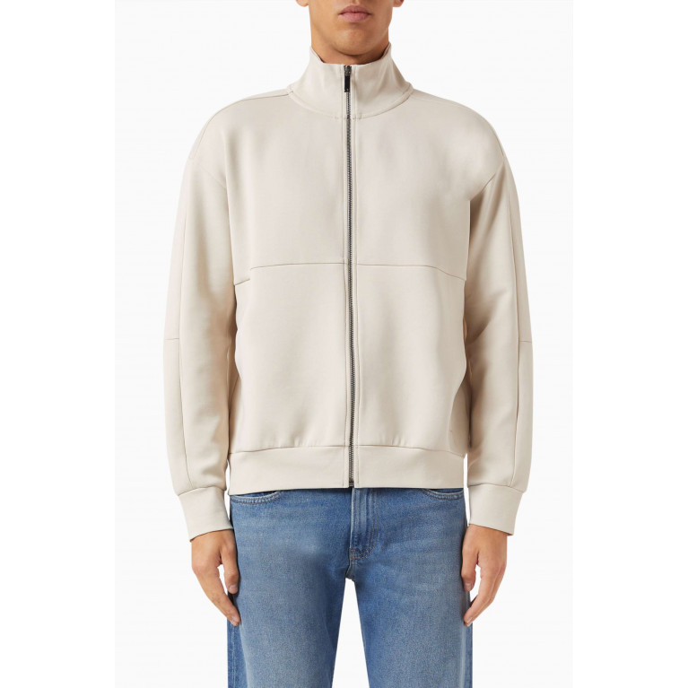 Calvin Klein - Comfort Zip-up Jacket in Organic-cotton Blend