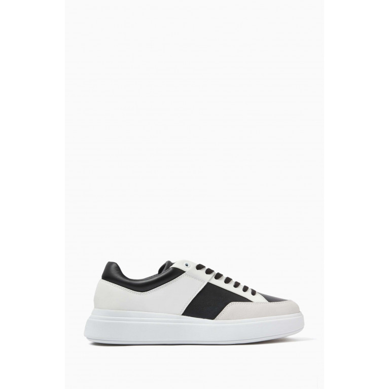 Calvin Klein - Raised Cupsole Sneakers in Leather
