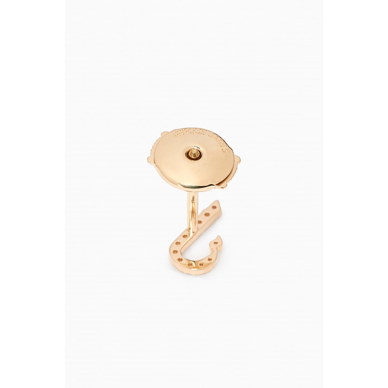 Fergus James - ك Arabic Letter Diamond Single Stud Earring in 18kt Gold
