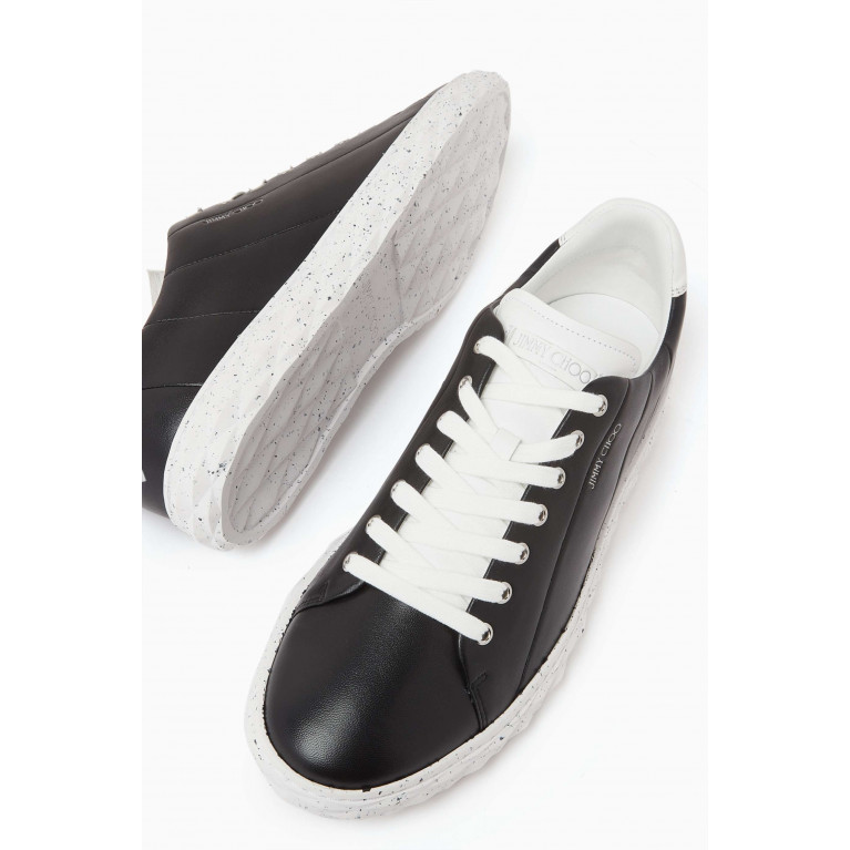 Jimmy Choo - Diamond Light Low-Top Sneakers in Nappa Leather
