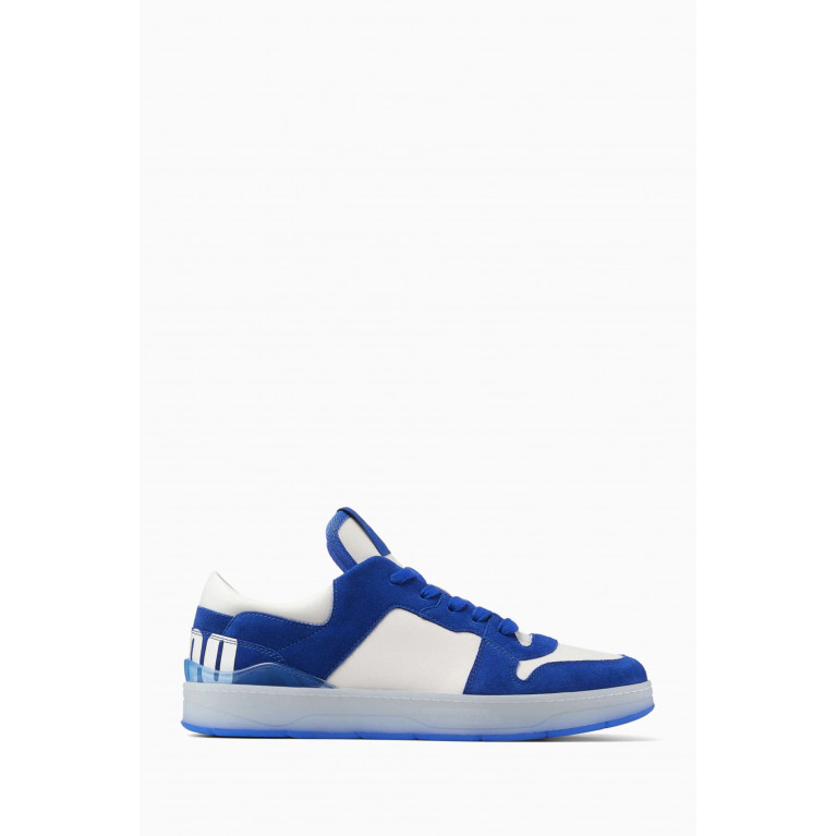 Jimmy Choo - Florent/M Low-top Sneakers in Leather Blue