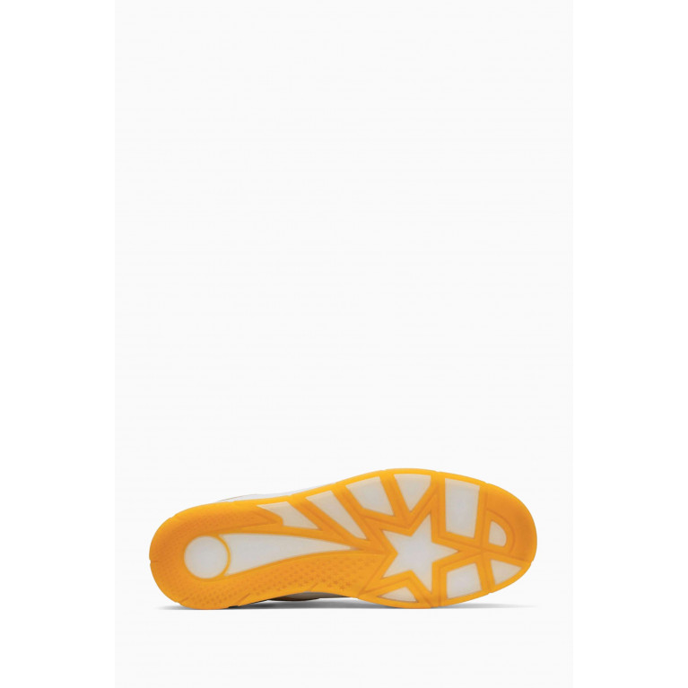 Jimmy Choo - Florent/M Low-top Sneakers in Leather Orange