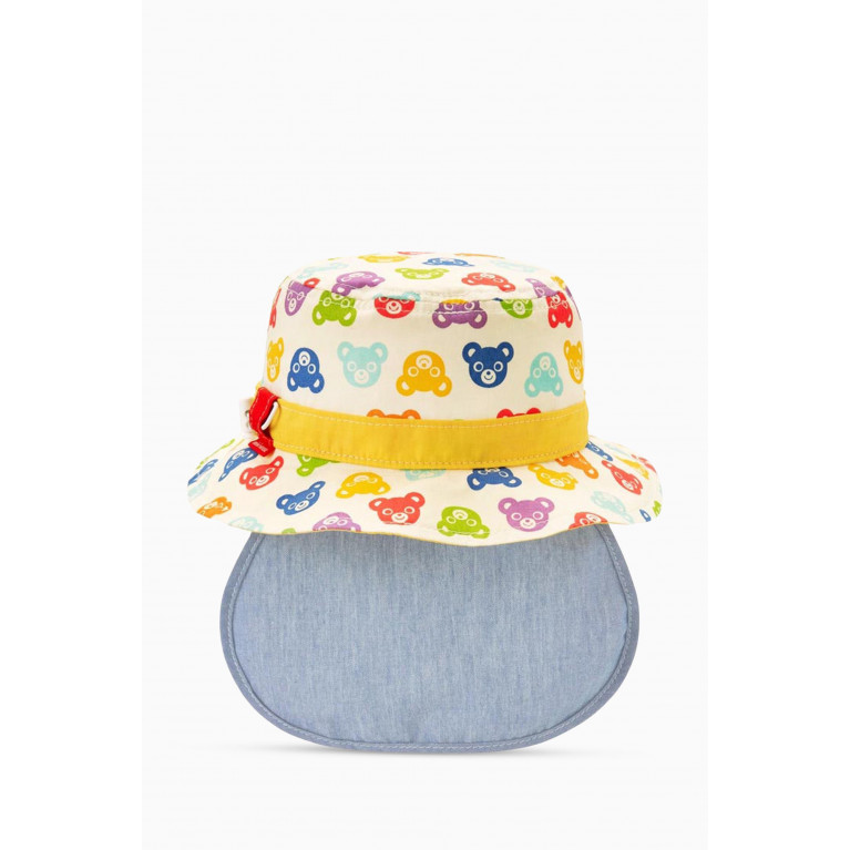 Miki House - Pucci Bear UV Protection Hat in Cotton