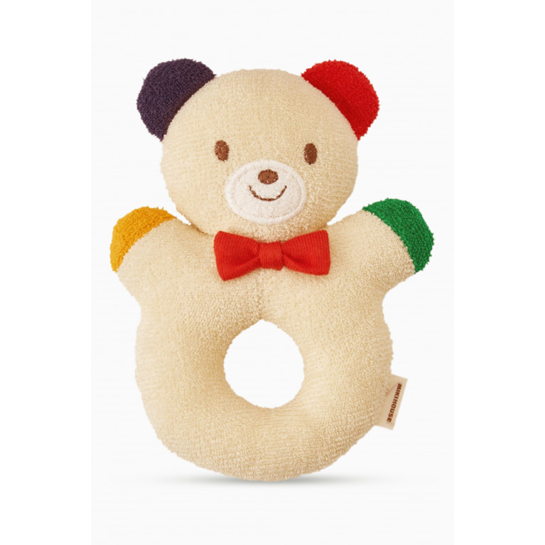 Miki House - Soft Ring Rattle in Cotton