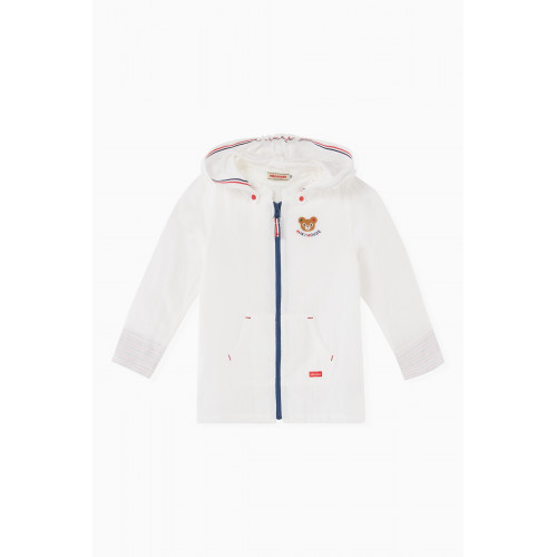 Miki House - Bear Patched Parka in Cotton Blend