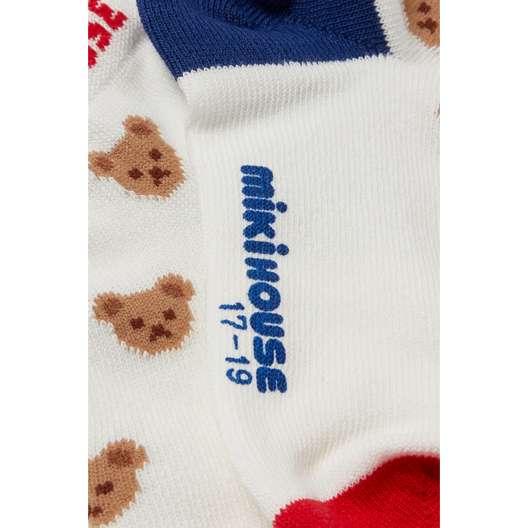 Miki House - Bear Socks in Cotton
