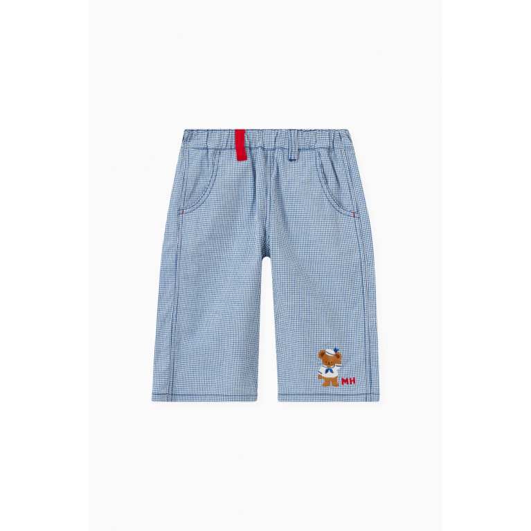 Miki House - Bear Detail Shorts in Cotton