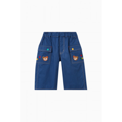 Miki House - Bear Pocket Shorts in Cotton