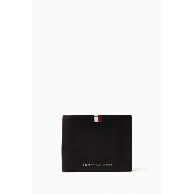 Tommy Hilfiger - TH Small Card Wallet in Premium Leather Black