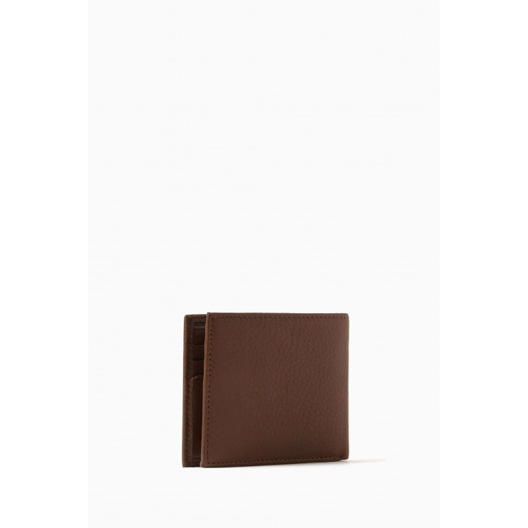 Tommy Hilfiger - TH Small Card Wallet in Premium Leather Brown