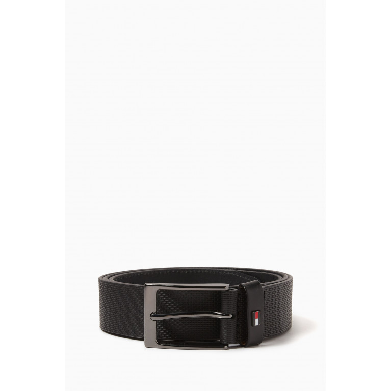 Tommy Hilfiger - Layton Belt in Smooth Leather Black
