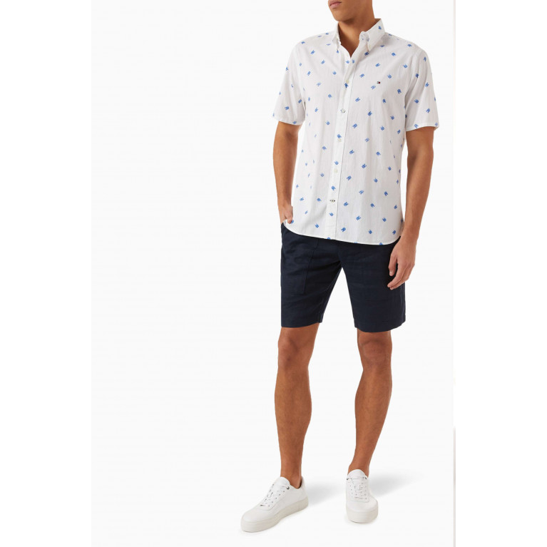 Tommy Hilfiger - Harlem Relaxed Utility Shorts in Linen Blue