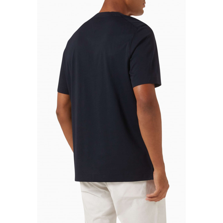 Tommy Hilfiger - T-shirt in Cotton Jersey Blue