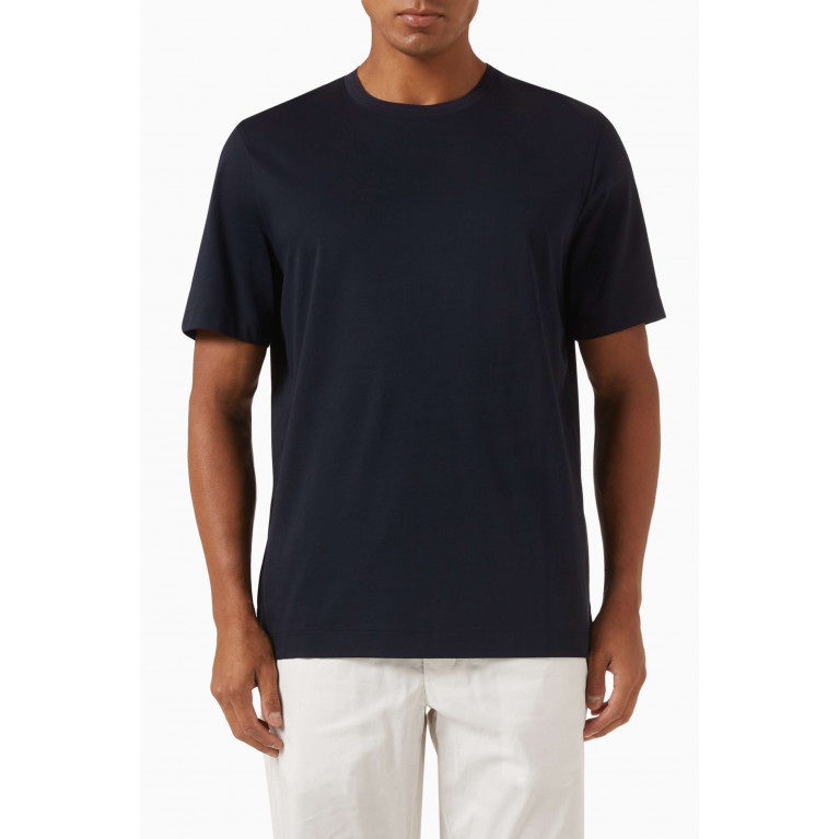Tommy Hilfiger - T-shirt in Cotton Jersey Blue