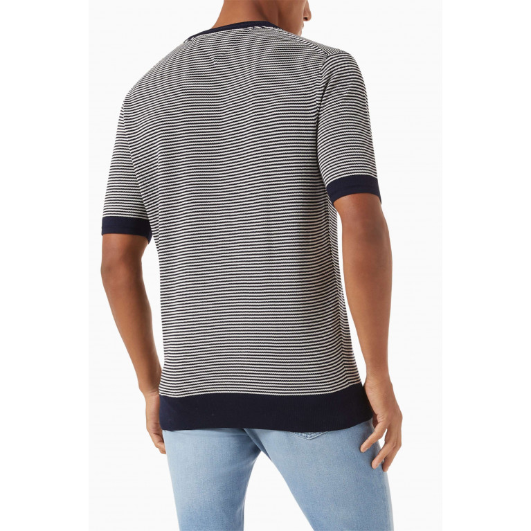 Tommy Hilfiger - Ithaca Striped Sweater in Mercerised Cotton