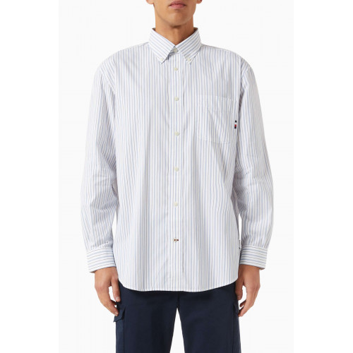 Tommy Hilfiger - Classic Stripe Shirt in Cotton Blend