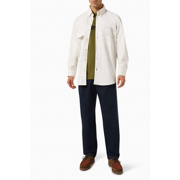 Tommy Hilfiger - Garment Dyed Overshirt in Cotton Neutral