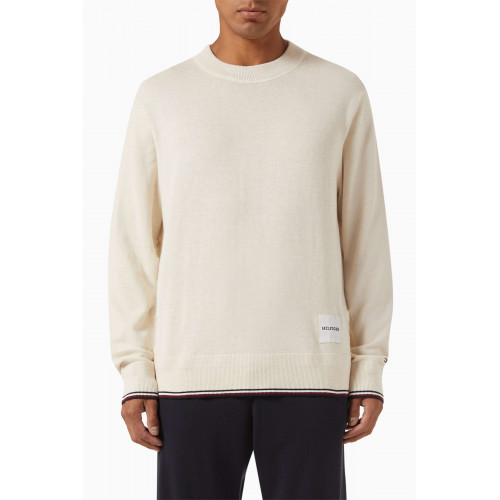 Tommy Hilfiger - Tipped Sweater in Cotton Blend