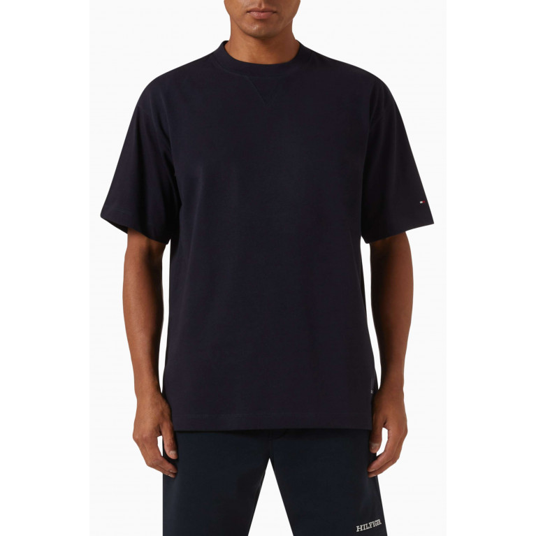 Tommy Hilfiger - Prep Codes T-shirt in Cotton Jersey Blue