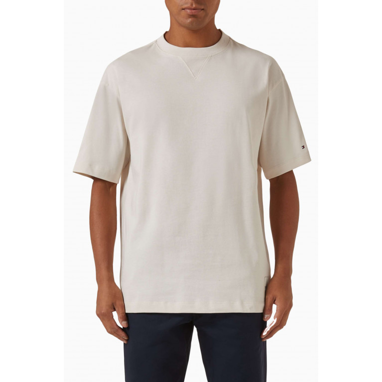 Tommy Hilfiger - Prep Codes T-shirt in Cotton Jersey Neutral
