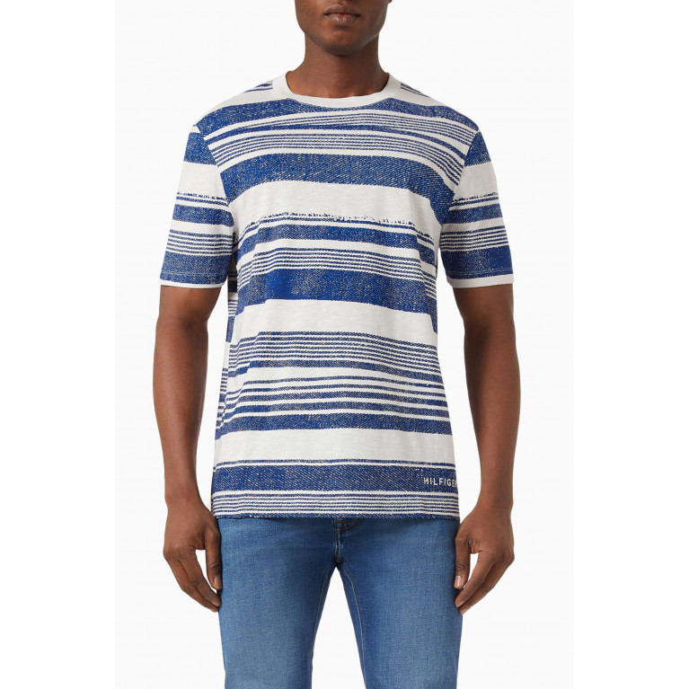 Tommy Hilfiger - Striped T-shirt in Cotton Jersey