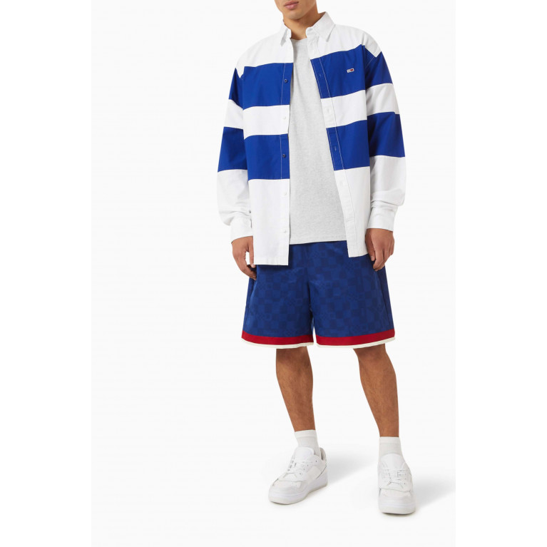 Tommy Jeans - Colour-block Shirt in Cotton