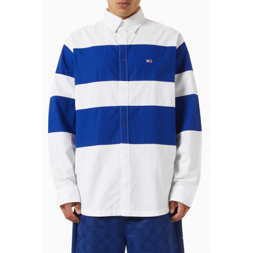 Tommy Jeans - Colour-block Shirt in Cotton