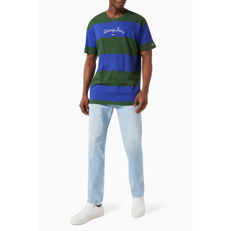 Tommy Jeans - Colourblock T-shirt in Cotton Jersey