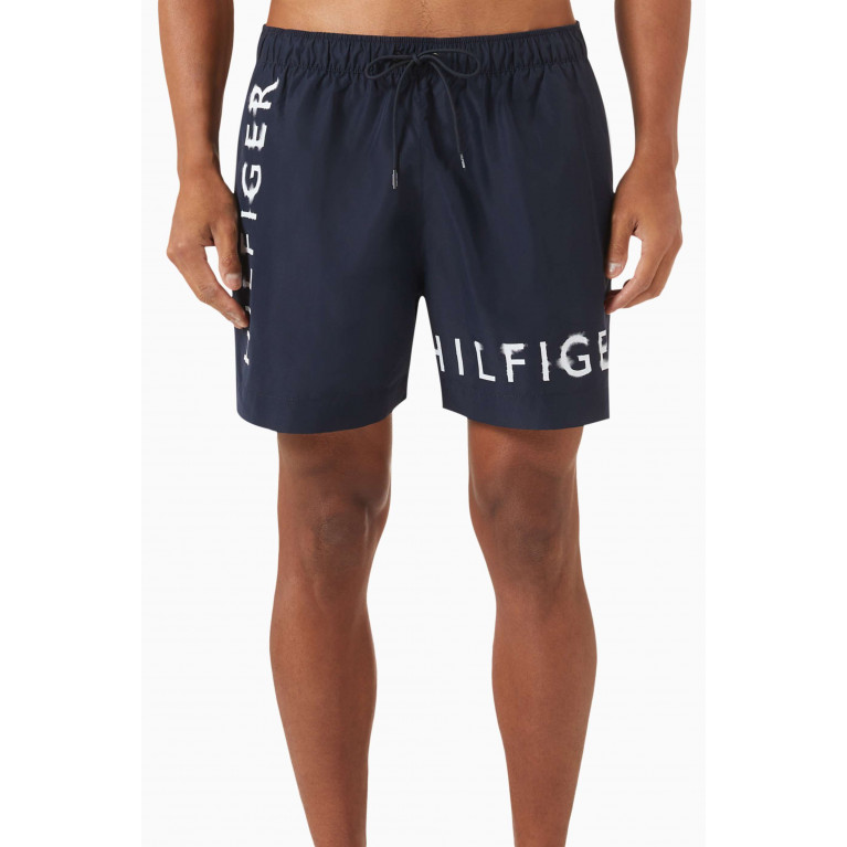 Tommy Hilfiger - Logo Swim Shorts Blue