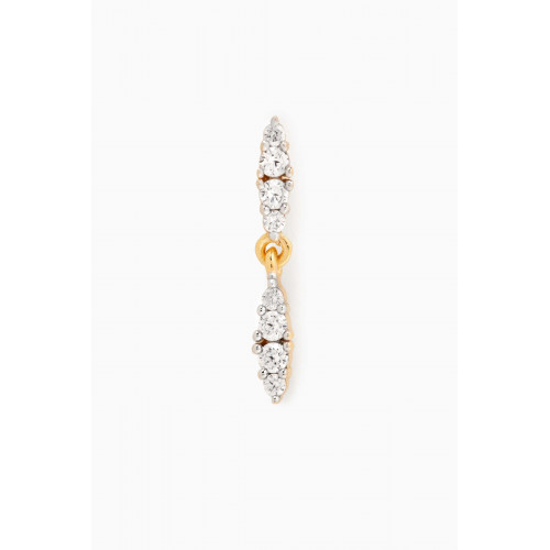 PDPAOLA - Spice Single Earring in 18kt Gold-plated Sterling Silver