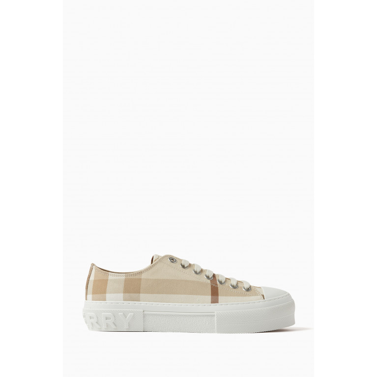 Burberry - Sneakers in Check Cotton