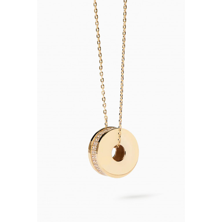 PDPAOLA - Atlas Pendant Necklace in 18kt Gold-plated Sterling Silver