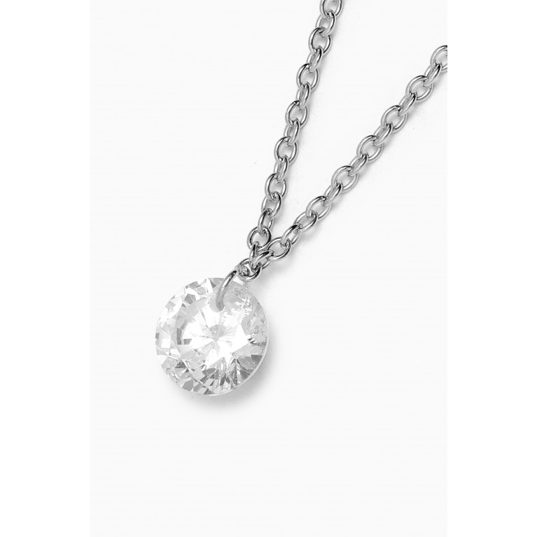 PDPAOLA - Joy Solitare Necklace in Sterling Silver