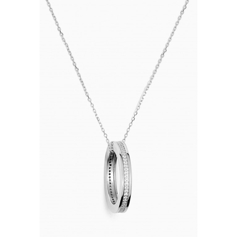 PDPAOLA - Infinity Pendant Necklace in Sterling Silver