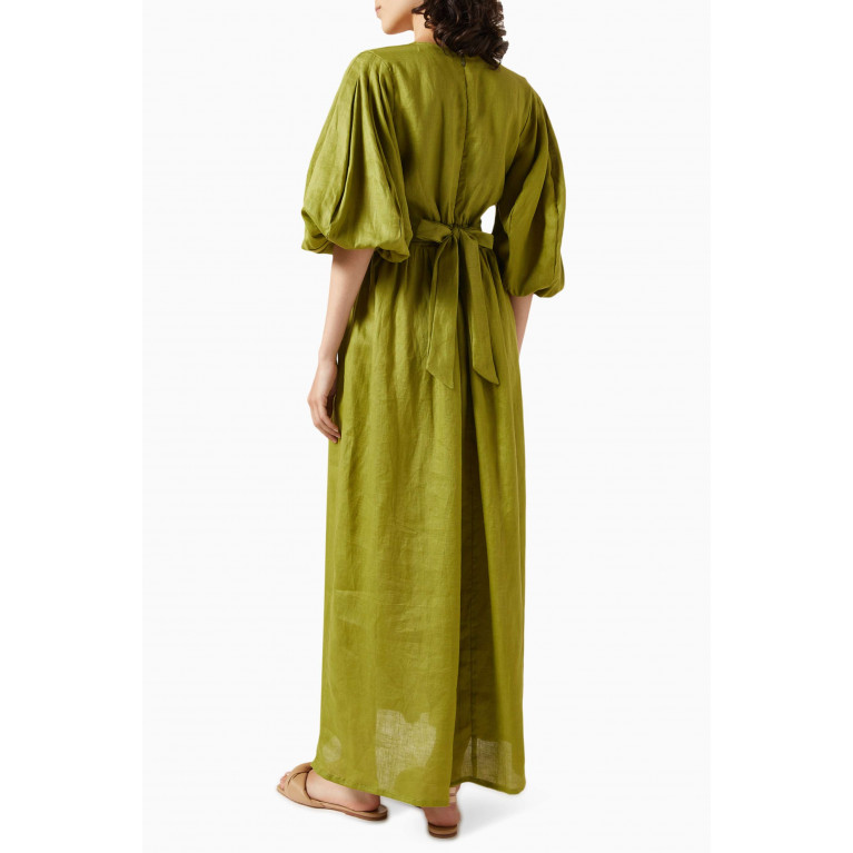 Faithfull The Brand - Clemente Maxi Dress in Linen
