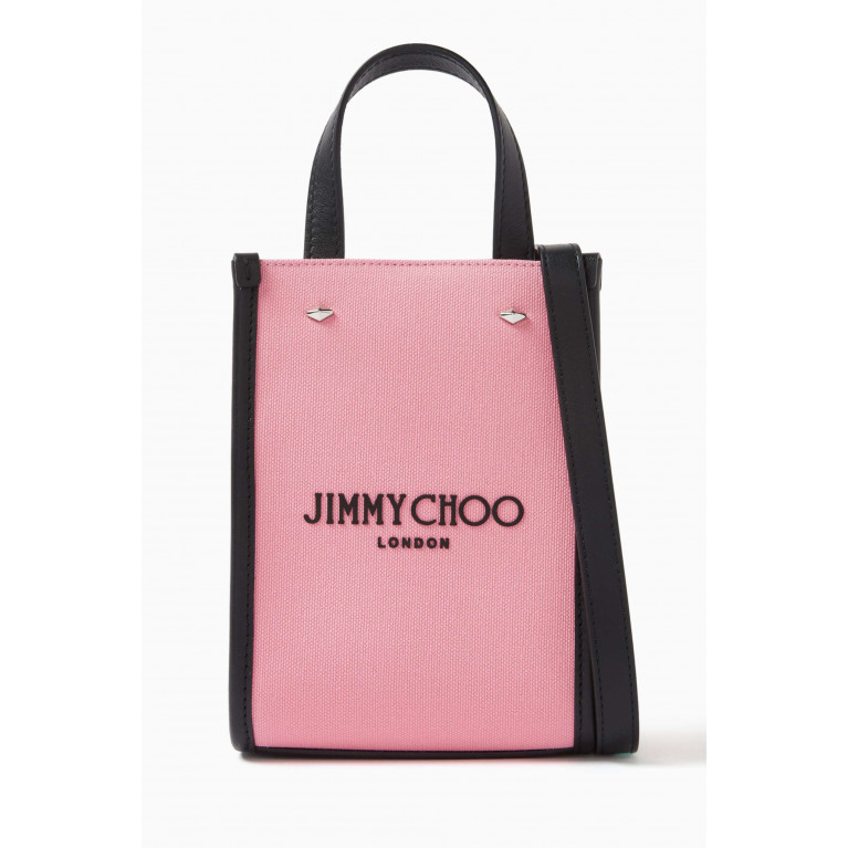 Jimmy Choo - Mini N/S Tote Bag in Canvas