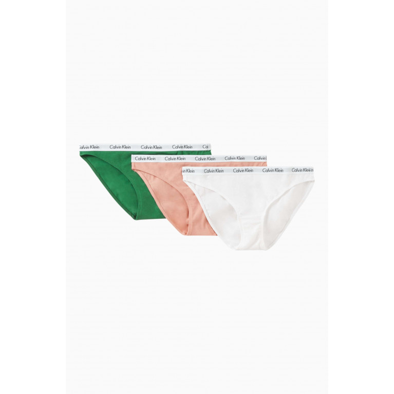 Calvin Klein - Carousel Bikini Briefs in Cotton, Set of 3