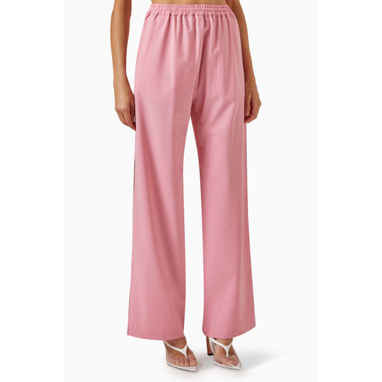 Sleeper - Off Duty Piped Pants in Stretch Wool-blend