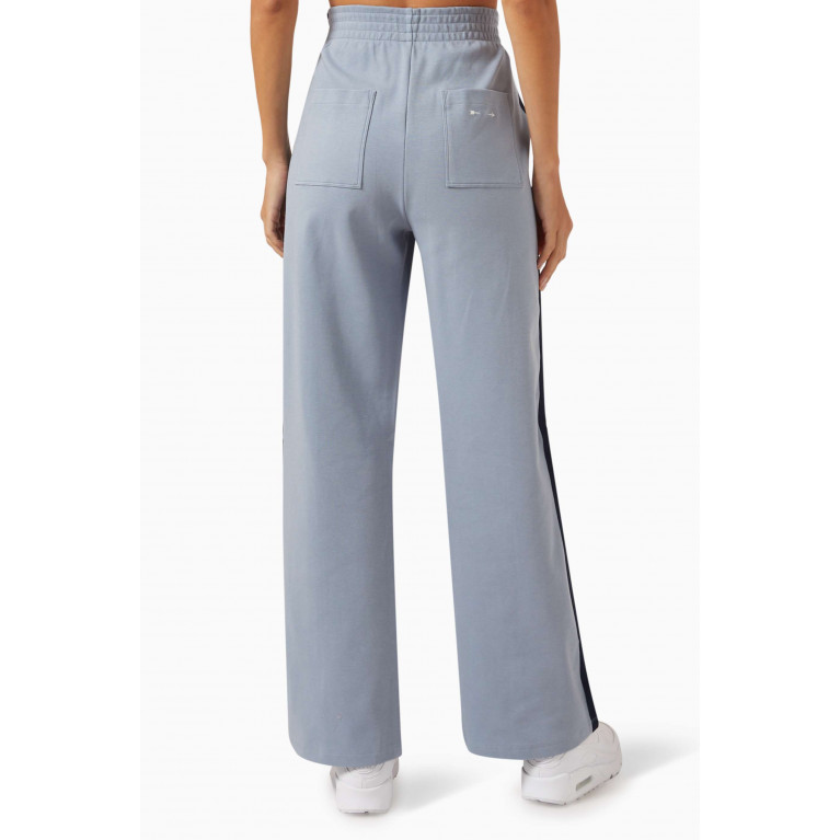 The Upside - Monte High-rise Pants in Stretch Organic-cotton Blue