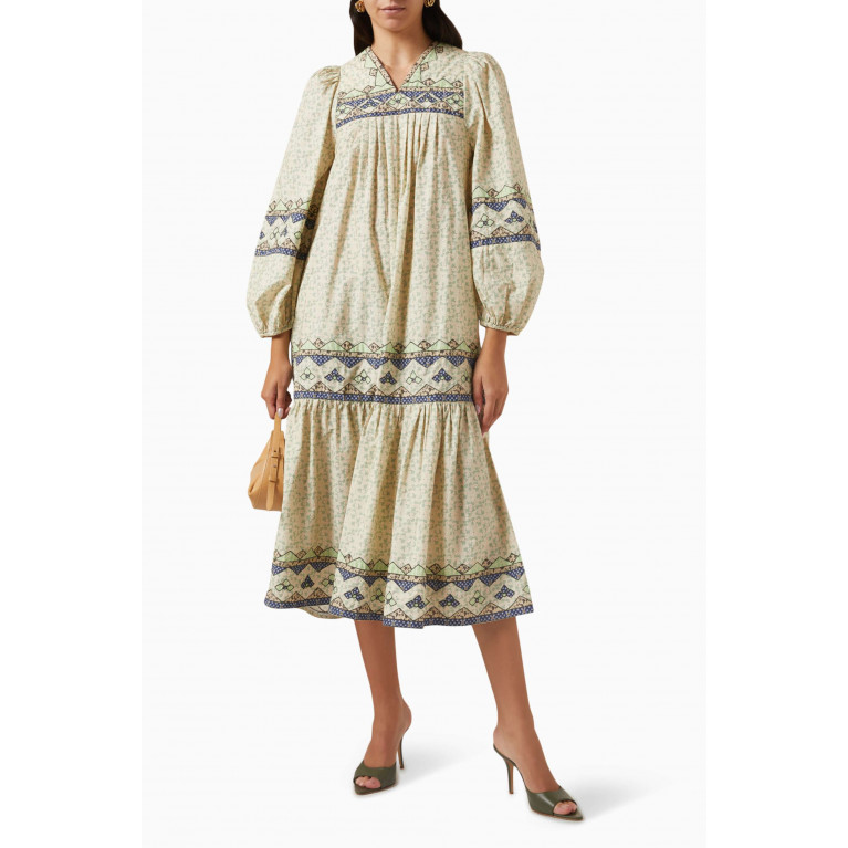 Sea New York - Louie Vintage Midi Dress in Cotton