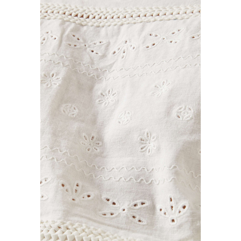 Sea New York - Addie Eyelet Embroidery Top in Cotton