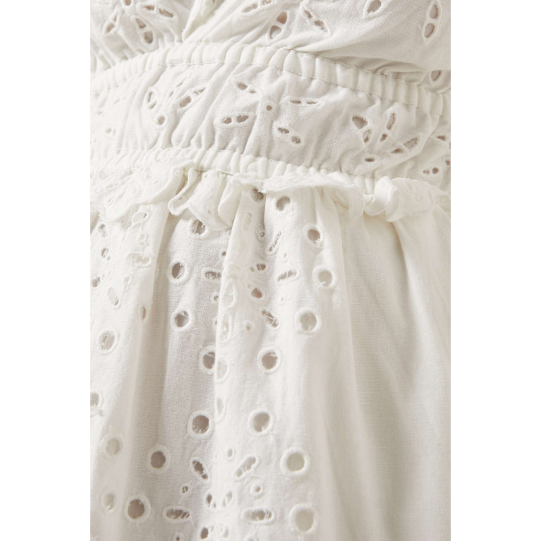 Sea New York - Addie Eyelet Mini Dress in Cotton