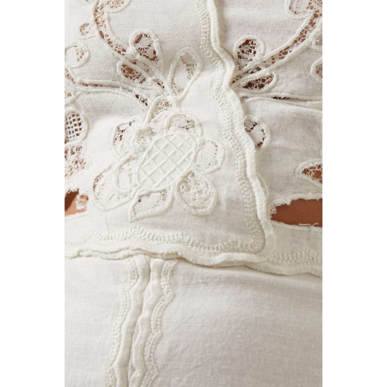 Sea New York - Baylin Lace Midi Dress in Cotton Flex