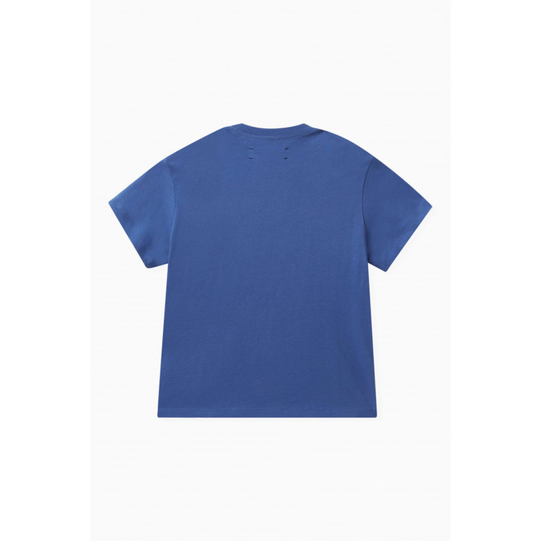 Amiri - Vintage Tiger T-shirt in Cotton Blue
